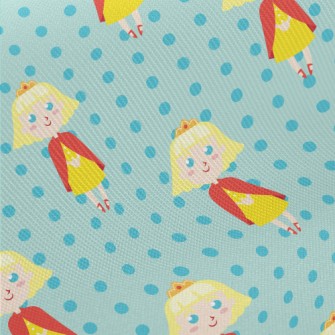 Princess Wearing A Cape Twill
