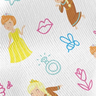 Short Hair Princess And Long H Standard Corduroy