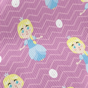 Blonde Blue-eyed Princess Standard Corduroy