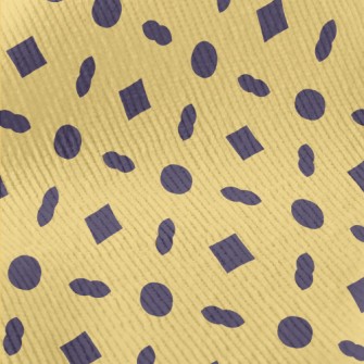 Geometric Diamond Pattern Standard Corduroy