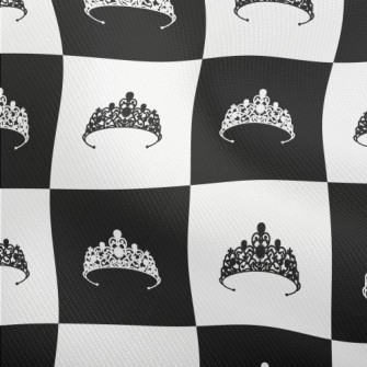 Black And White Plaid Princess Dobby