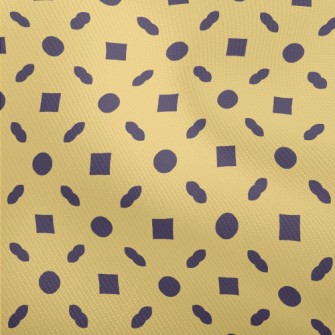 Geometric Diamond Pattern Dobby