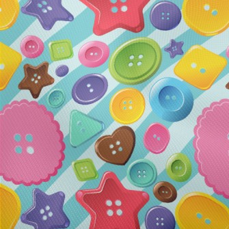 Cute Colorful Buttons Dobby
