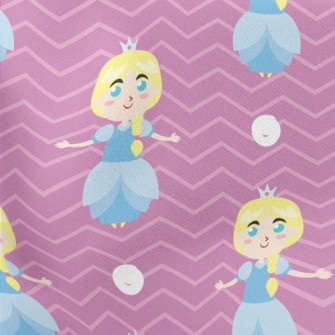 Blonde Blue-eyed Princess Stretch Ponte