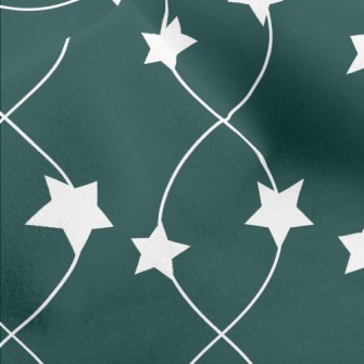 Cross Wavy Stars Micro Fleece