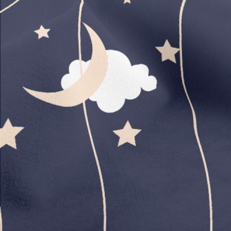 Wavy Night Sky Micro Fleece