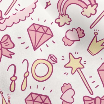 Pink Princess Decoration Micro Fleece