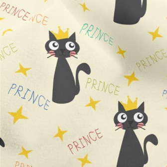 Black Cat Prince Micro Fleece