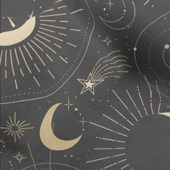 Mysterious Night Sky Pattern Micro Fleece
