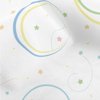Playful Colorful Starry Sky Micro Fleece