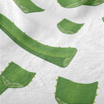 Green Reed Chopped Minky