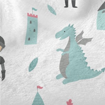 Knight And Dragon Minky