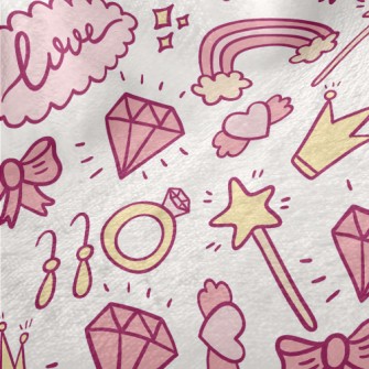 Pink Princess Decoration Minky