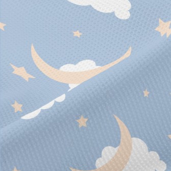 Light Blue Night Sky Piqué