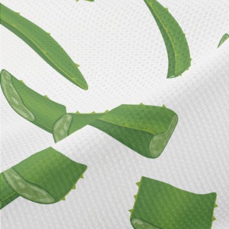 Green Reed Chopped Piqué