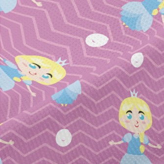 Blonde Blue-eyed Princess Piqué