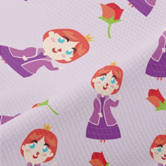 Elegant Red-haired Princess Piqué