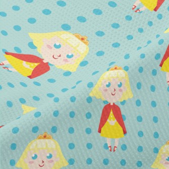 Princess Wearing A Cape Piqué
