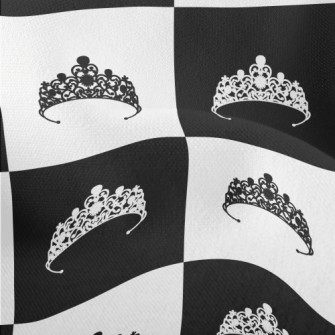 Black And White Plaid Princess Lightweight Performance Linen