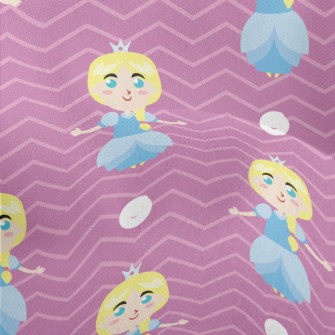 Blonde Blue-eyed Princess Lightweight Performance Linen