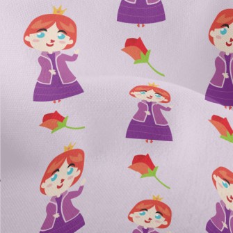 Elegant Red-haired Princess Lightweight Performance Linen