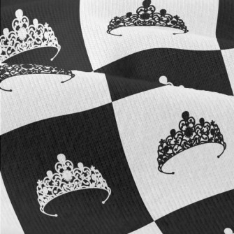 Black And White Plaid Princess Modern Jersey