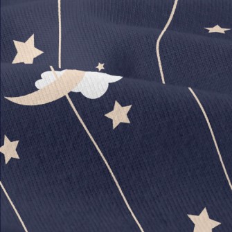 Wavy Night Sky Modern Jersey