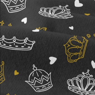 Hand Drawn Various Crowns Modern Jersey