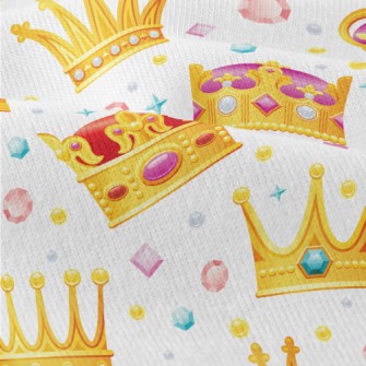 Cartoon Crown With Jewels Modern Jersey
