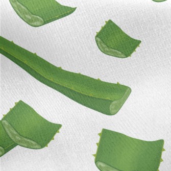 Green Reed Chopped Jersey Backed Fleece