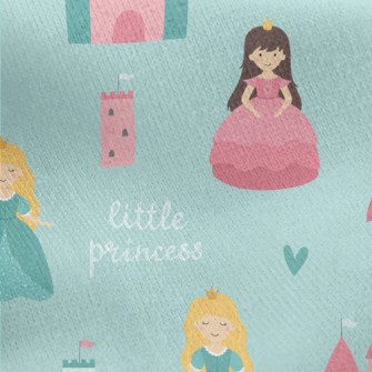 Prince And Princess Castle Jersey Backed Fleece