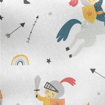 Brave Knight And Fire-breathin Jersey Backed Fleece
