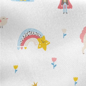 Fairytale Princess Prince Unic Jersey Backed Fleece