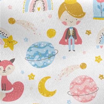 Cute Little Prince Jersey Backed Fleece