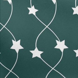 Cross Wavy Stars Pongee