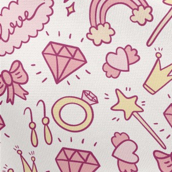 Pink Princess Decoration Pongee