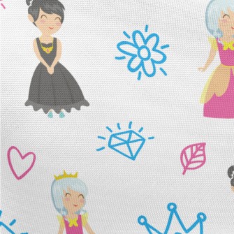 Hand Drawn Pattern Princess Pongee