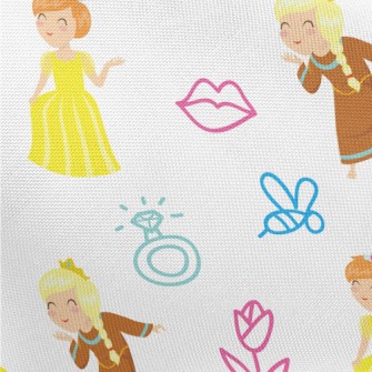 Short Hair Princess And Long H Pongee