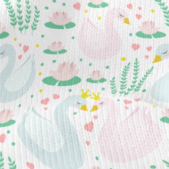 Swan Prince And Princess In Lo Stretch Jersey