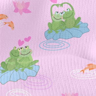 Two Frogs In Love Stretch Jersey