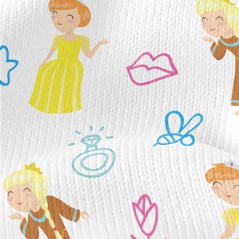 Short Hair Princess And Long H Stretch Jersey