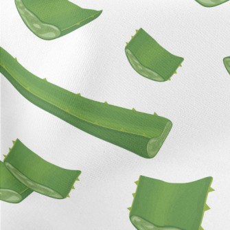 Green Reed Chopped Lightweight Cotton Poplin