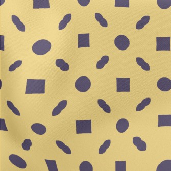 Geometric Diamond Pattern Lightweight Cotton Poplin