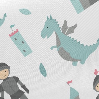 Knight And Dragon Midweight Cotton Poplin
