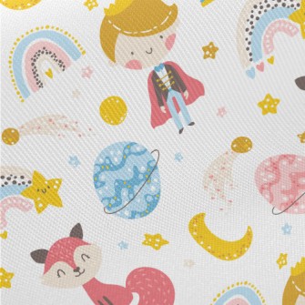 Cute Little Prince Midweight Cotton Poplin