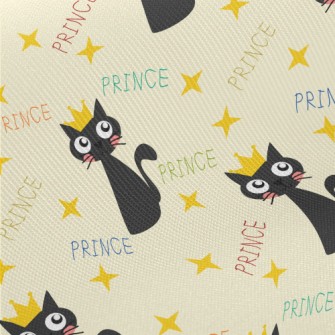 Black Cat Prince Midweight Cotton Poplin