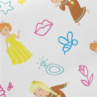 Short Hair Princess And Long H Midweight Cotton Poplin