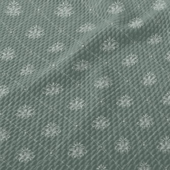 Vintage Baroque Style Grey Dam Birdseye Piqué