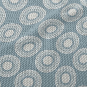 Apricot Vintage Damask Birdseye Piqué