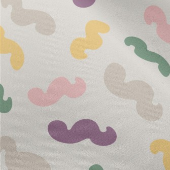 Colorful Irregular Curved Shap Chiffon